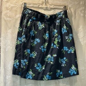 Floral Skirt that’s part linen